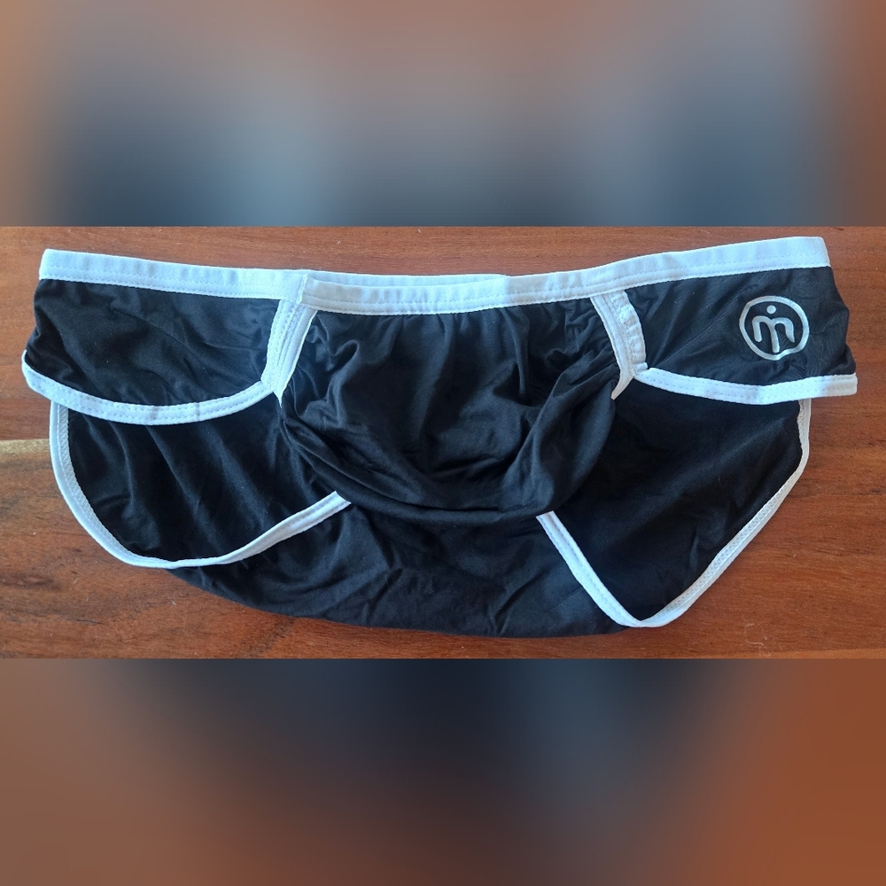 Black Pouch Mens Bikini